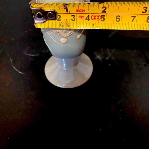 Vintage Blue Lusterware Dragon ware Bud Vase - Picture 10 of 12